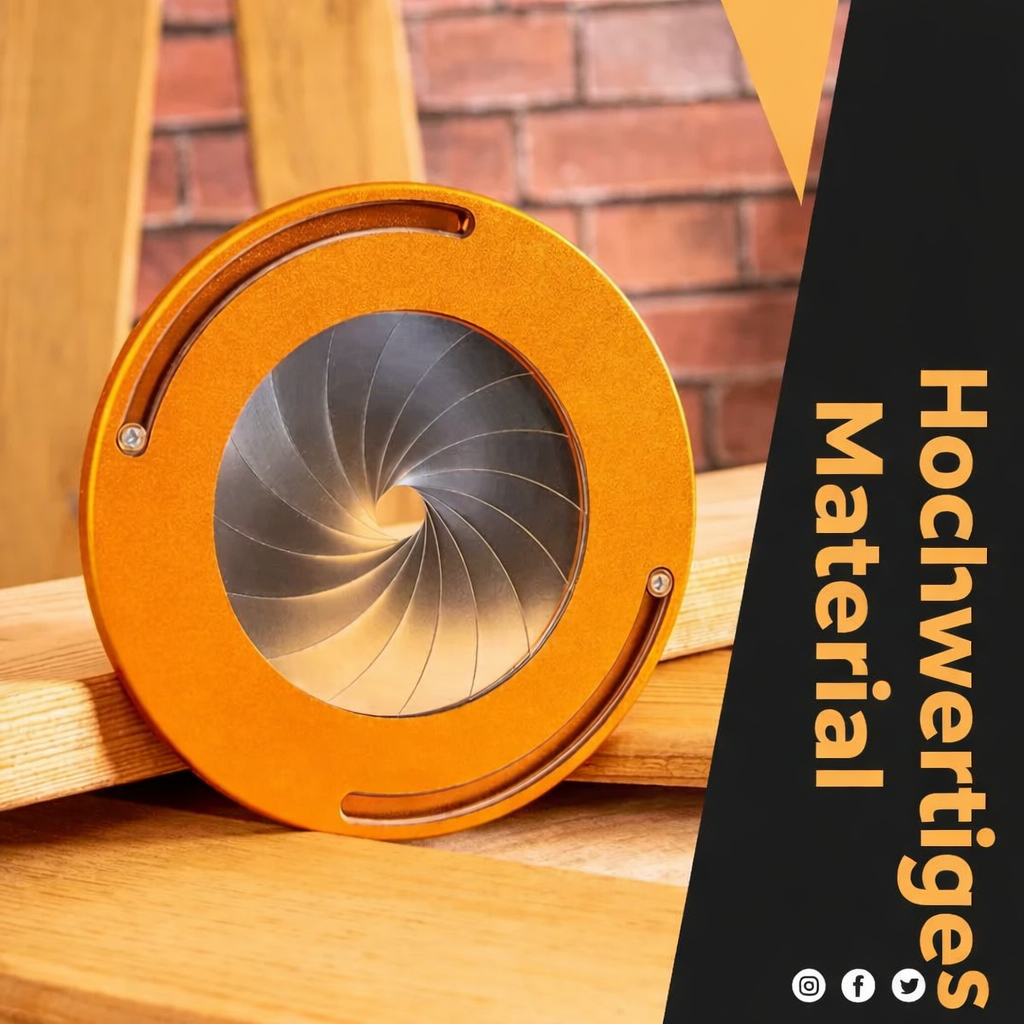 Kreis-Zeichenwerkzeug | Verstellbarer Zirkel & Rundlineal | Präzise Kreise bis 12,5 cm | PrecisionPro