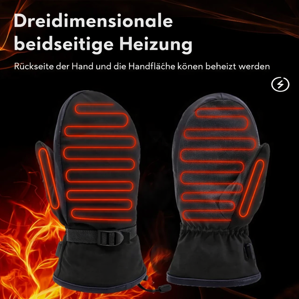 Beheizte Handschuhe | Doppelseitige Wärme | Wasserdicht | USB-aufladbar