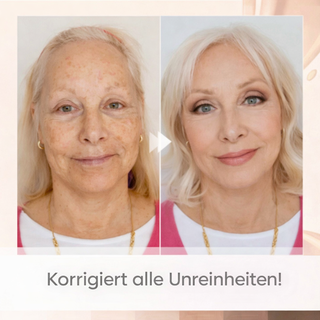 Foundation Farbwechsel | Passt sich dem Hautton an | Natürlicher Teint | AgelessGlow