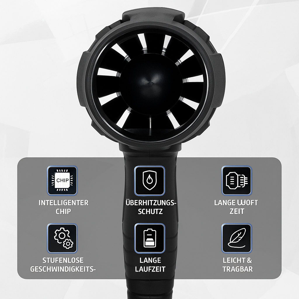 Aeroquix™ | Reinigt jede Oberfläche in Sekundenschnelle und ohne Anstrengung