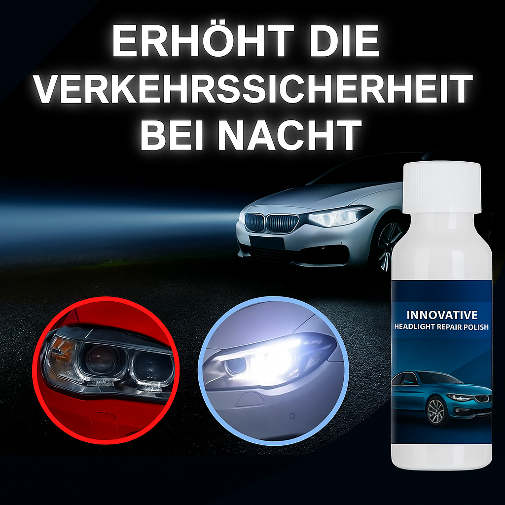 1+1 Gratis | CareLux™ - Autoscheinwerfer-Reparaturflüssigkeit