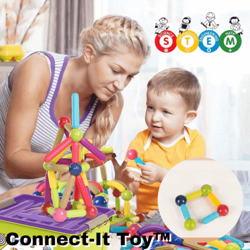 Connect-It Toy™ - Pädagogisches Magnetspielzeug für Kinder