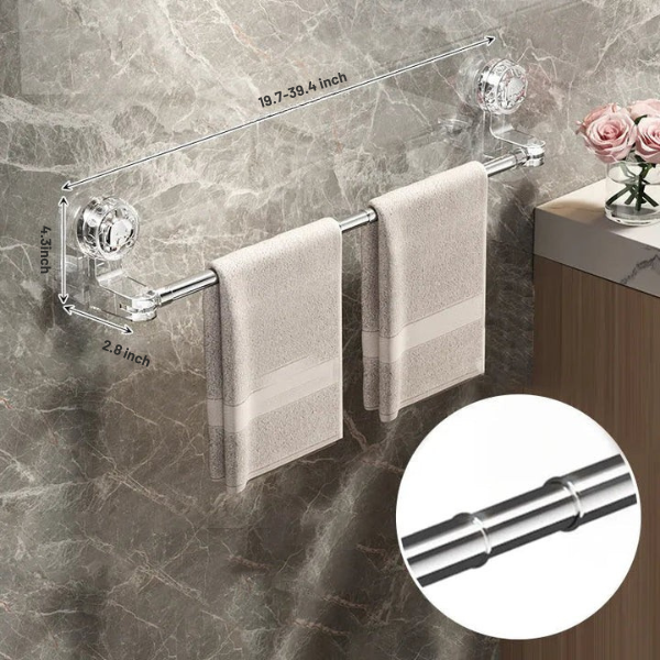 TowelFlex Verstellbarer Handtuchhalter