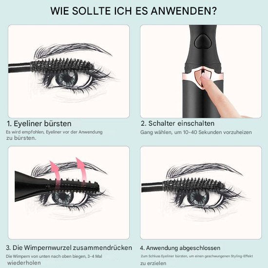 Curluxe™ – Erleben Sie Locken in Salonqualität auf Knopfdruck und sorgen Sie jedes Mal für perfekte Wimpern