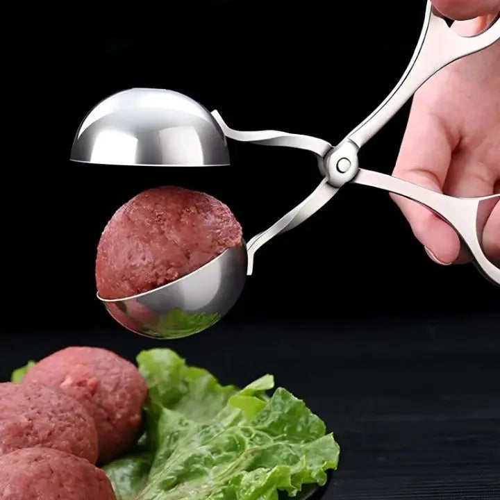 ChefBällchen | Edelstahl-Fleischbällchenformer | + 1 Kleine Gratis