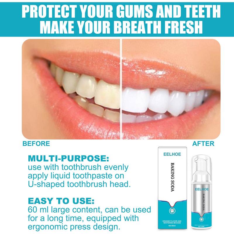 Zahnweiß-Mousse-Zahnpasta