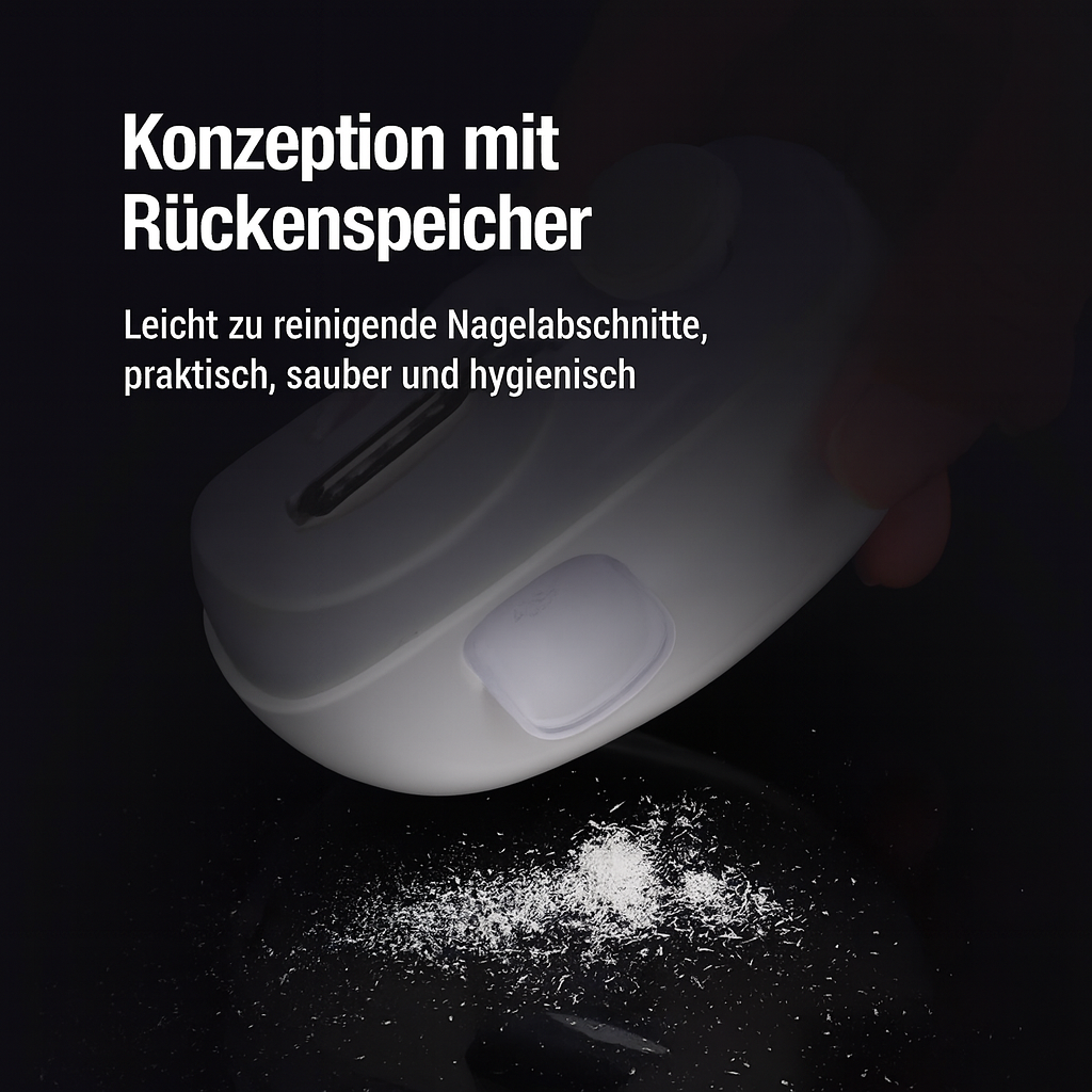 Elektrischer Nagelknipser | 3-in-1 Funktion | Sanft & Präzise | NailEase