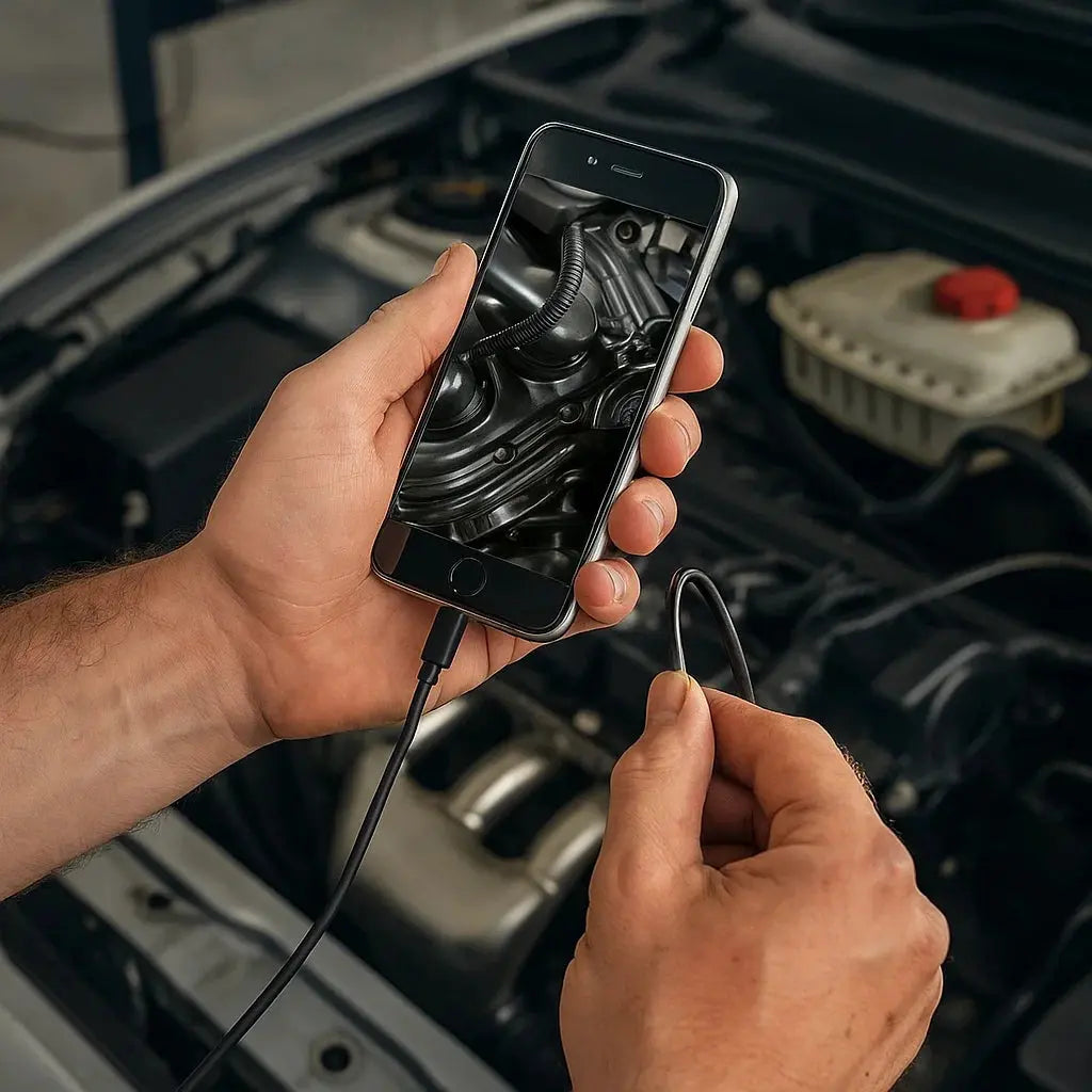 Endoskop Kamera | Plug-and-Play | 5 m Flexkabel | HD-Sicht