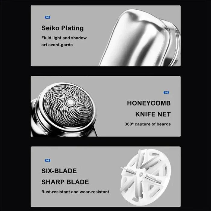 Smoothix™ - Mini-Rasierer, Elektrischer Rasierer