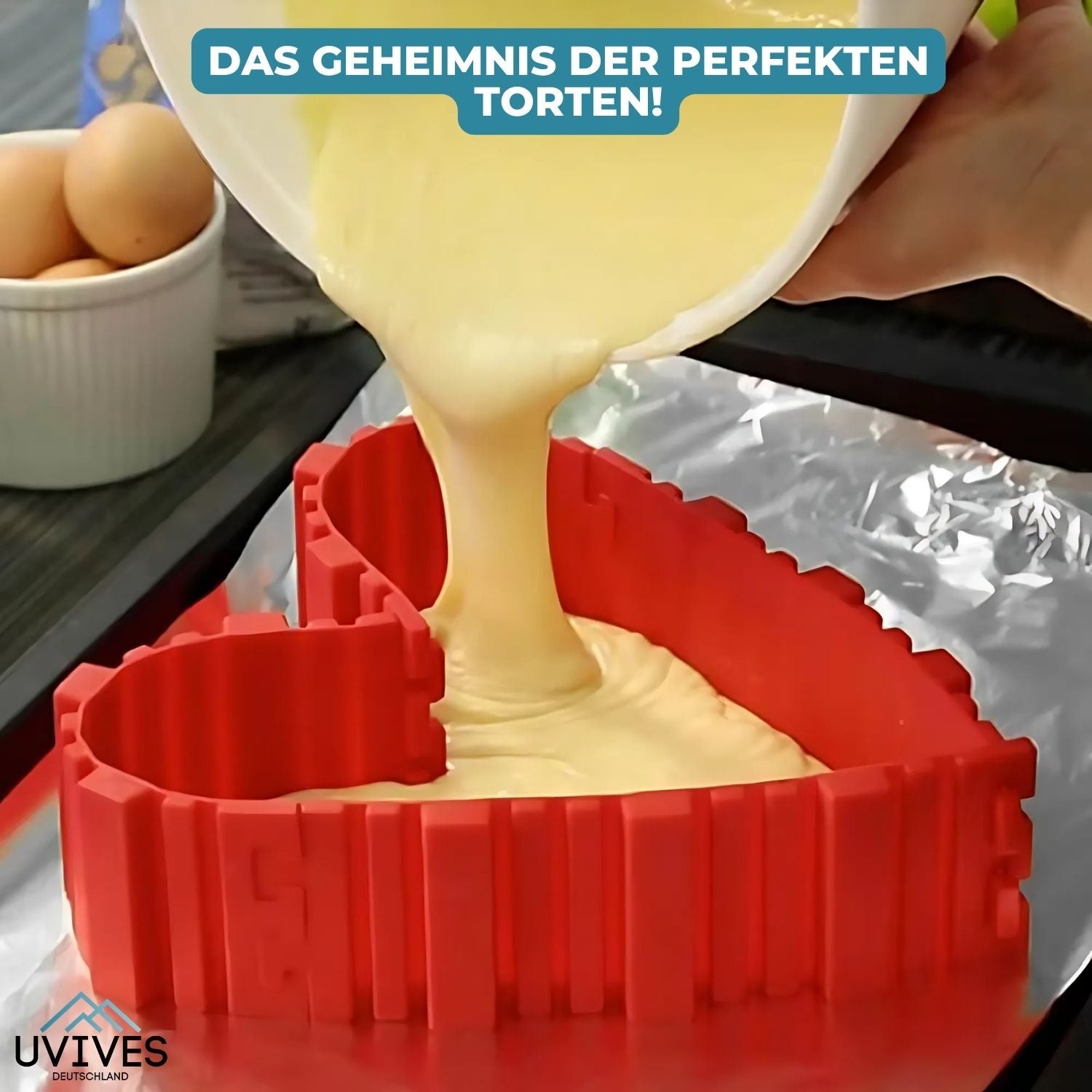 2+2 GRATIS | BakeArt™ - Silikon Kuchen Form DIY
