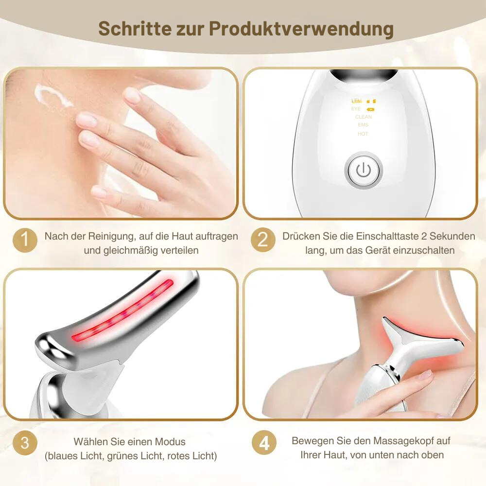 VerjüngungsKur™ Nacken- und Gesichtsmassagegerät