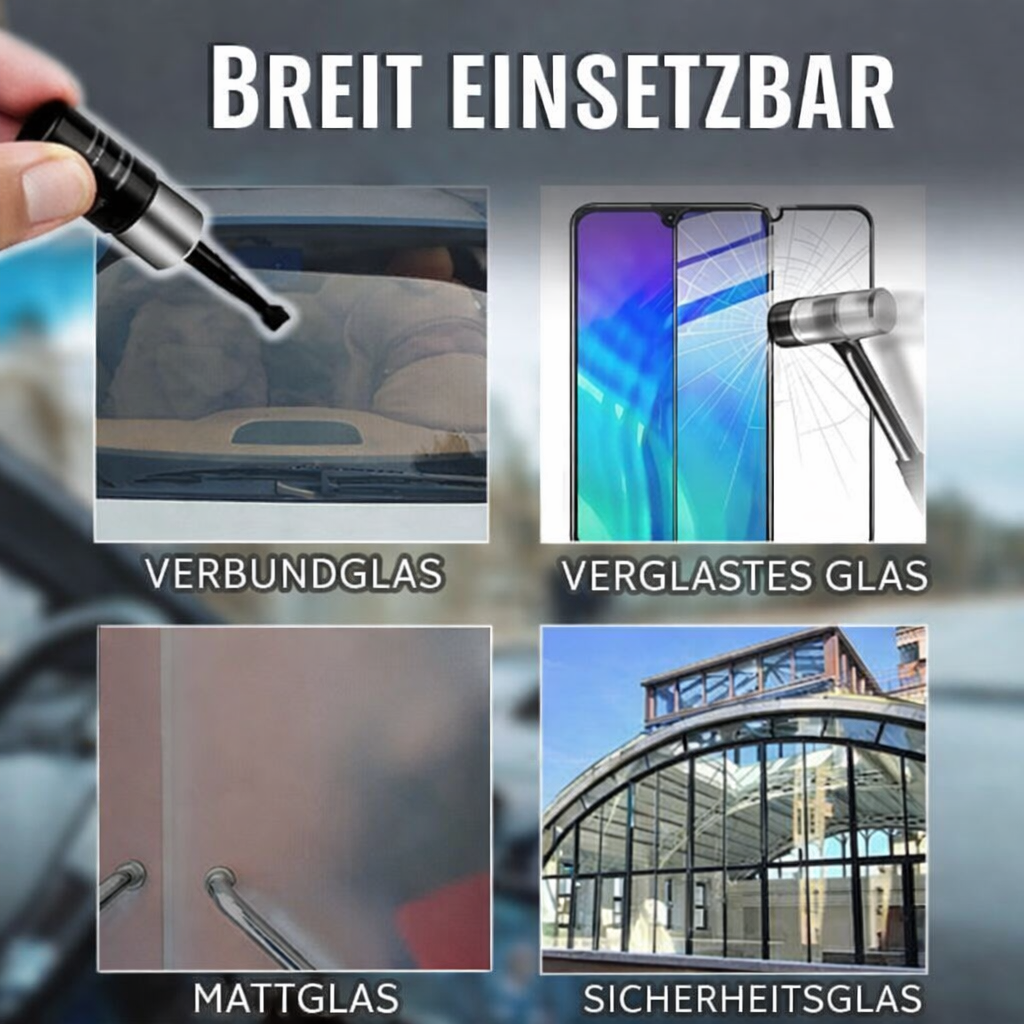 Glasreparaturset | Windschutzscheiben Reparatur | Unsichtbare & Dauerhafte Reparatur | GlassGuard