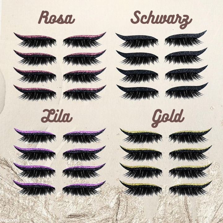 Wiederverwendbare Sticker für Wimpern und Eyeliner | 50% RABATT