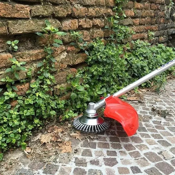 Unkrauttrimmer Kopf | Kohlenstoffstahl Bürste | Für Rasentrimmer | Robust & Langlebig