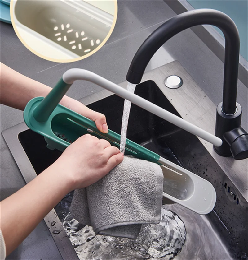 Aktualisiertes Teleskopregal für Waschbecken™ - Die perfekte Lösung für ein sauberes, aufgeräumtes Spülbecken