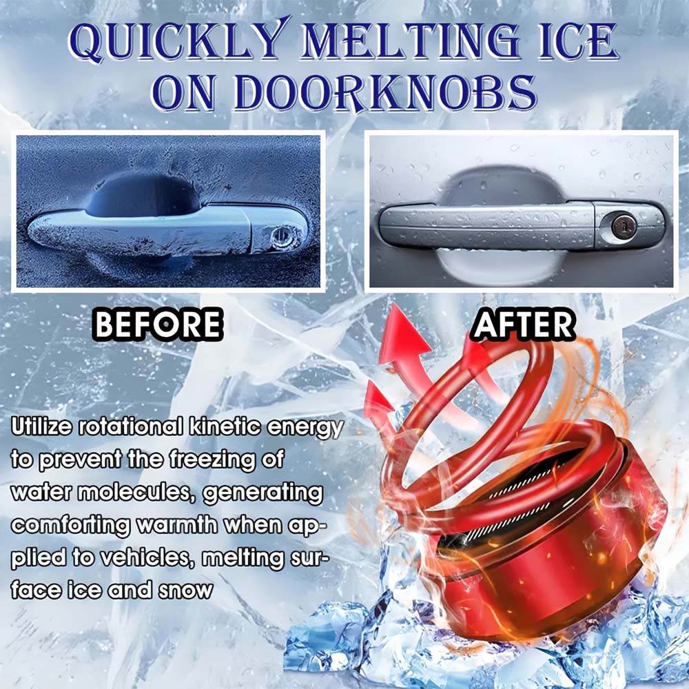 Tragbarer Heizlüfter | Kinetische Molekular-Technologie | Energiesparend & Schnellheizend | Kompakt & Mobil | 1+1 Gratis