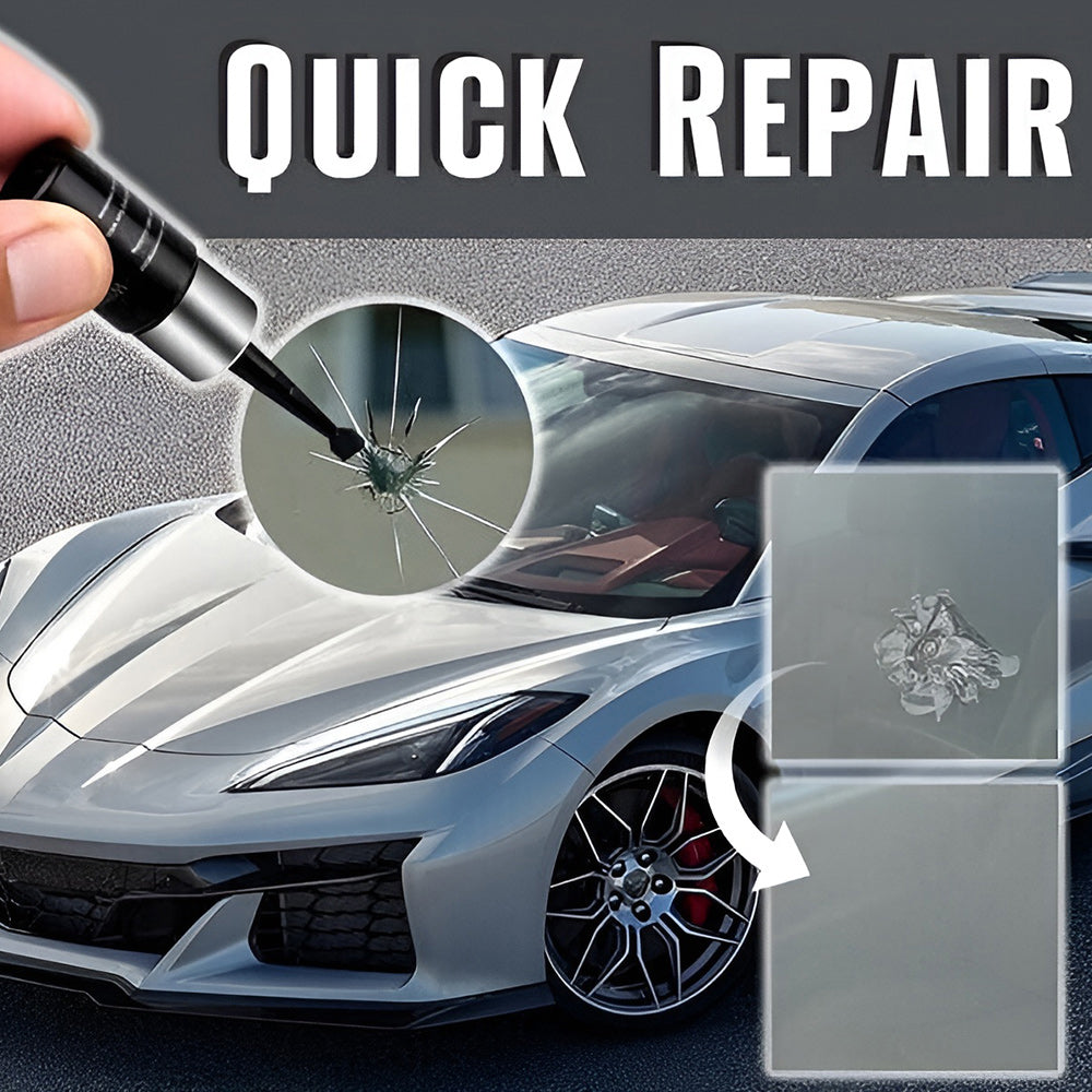 1+1 Gratis | CrackGone™ - Glasrisse in wenigen Minuten reparieren!