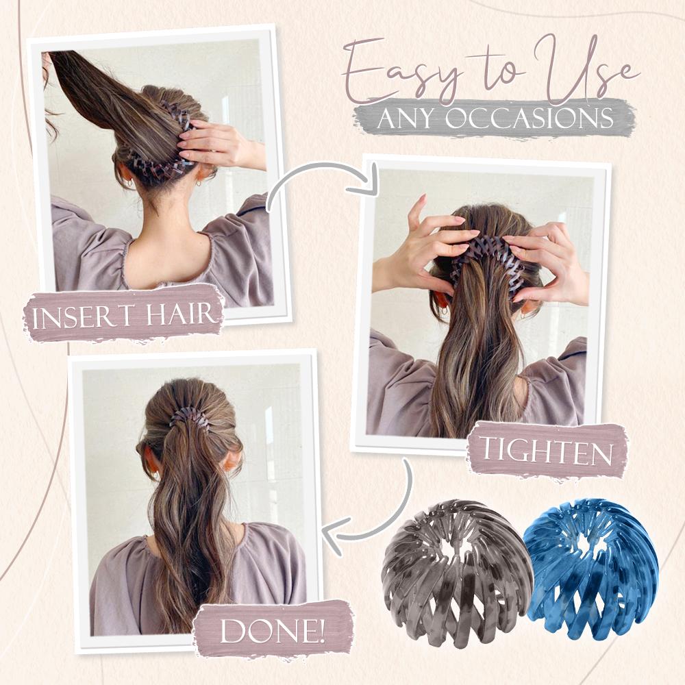 1+1 GRATIS | EasyPin™ | Faule Haarspule Pferdeschwanz Haarnadel