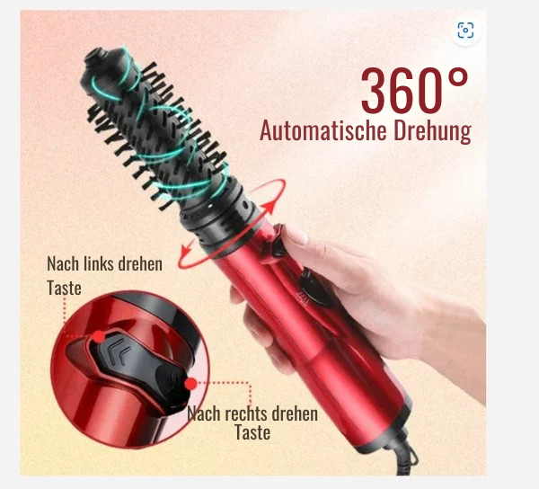 Haartrockner 3-in-1 | Drehfunktion | Volumen & Locken | Austauschbare Bürsten | StylePro