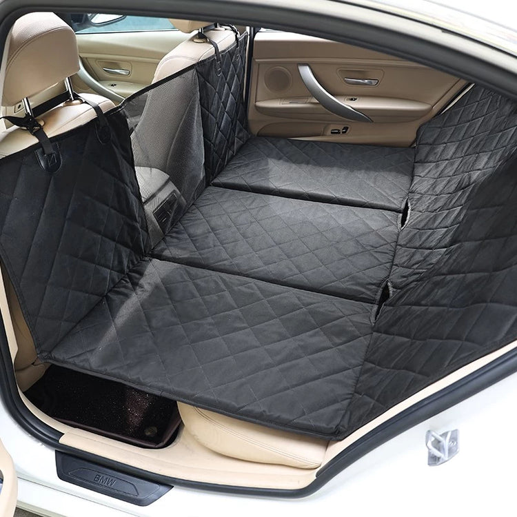 Haustier Autositzschutz | Wasserabweisend & Gepolstert | Gegen Haare & Schmutz | Universelle Passform