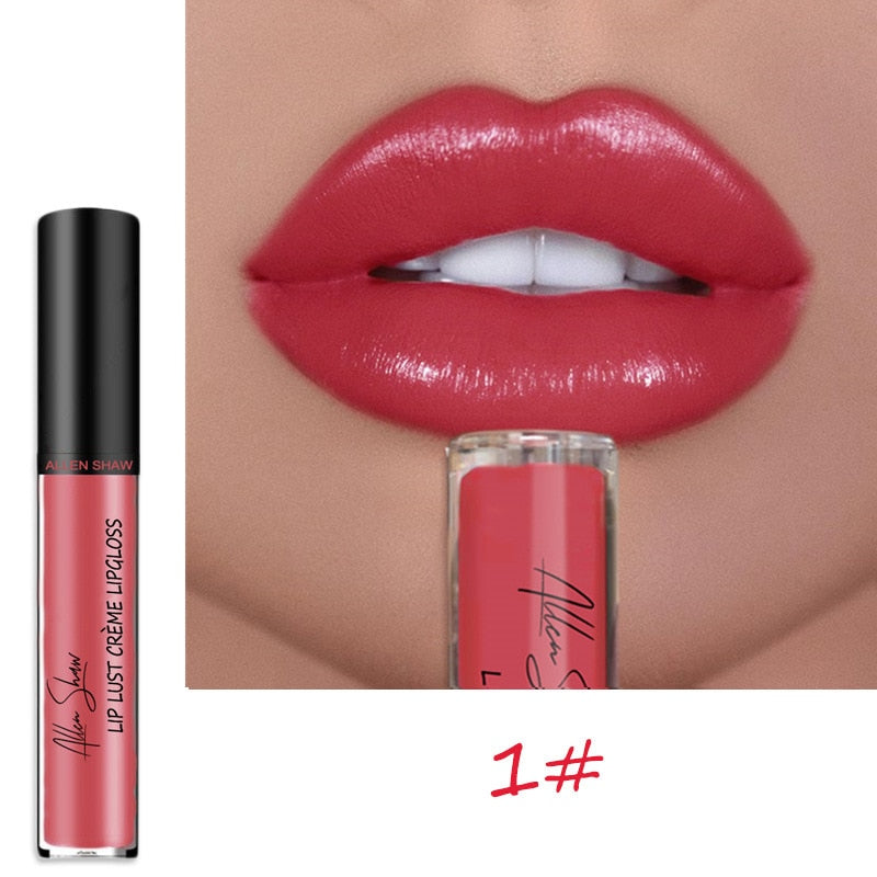 12 Farben Creme Textur Lipgloss Wasserdicht - 1+1 GRATIS!