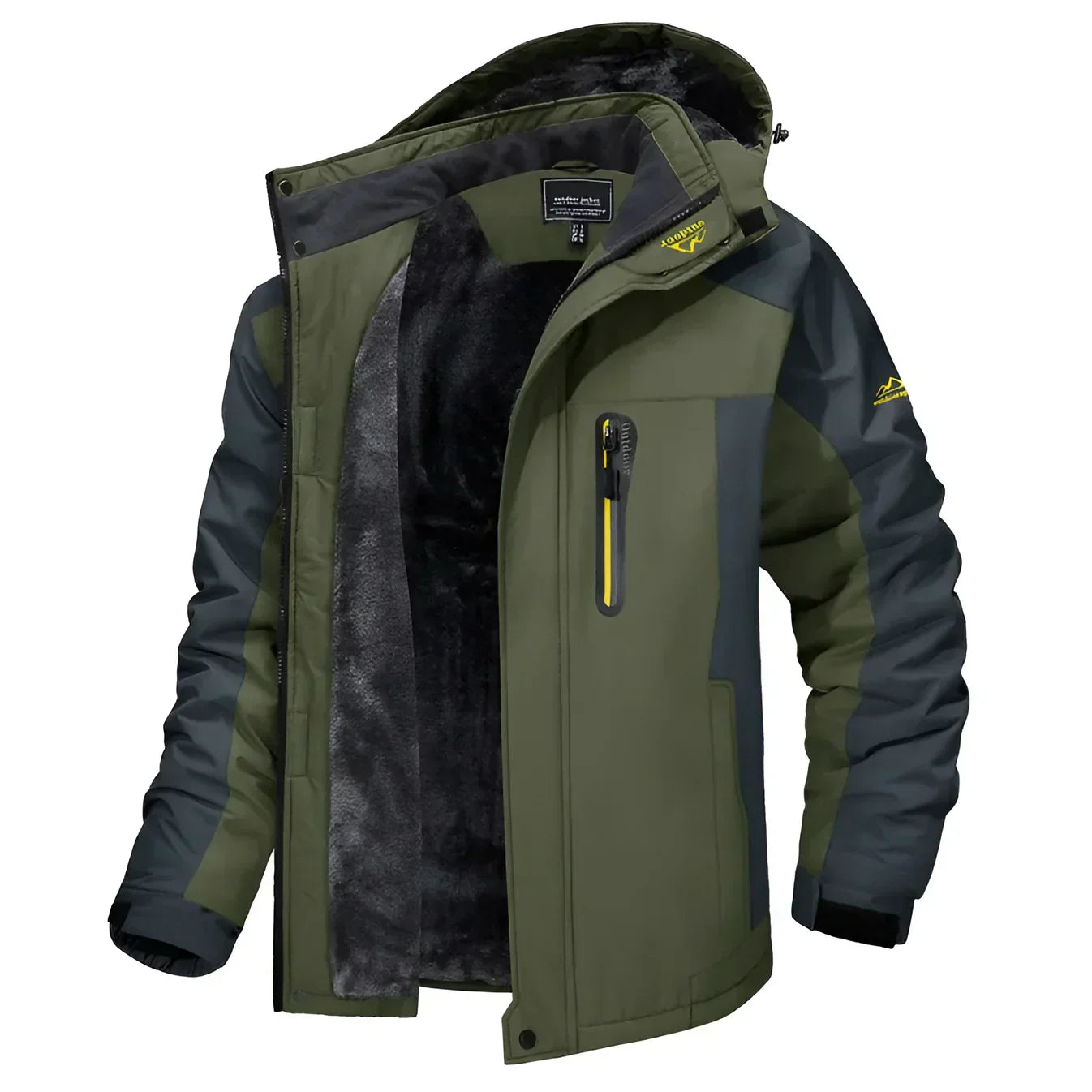 Herren Outdoor Jacke | Wasserdicht & Winddicht | Abnehmbare Kapuze | Ganzjahresschutz | Summit