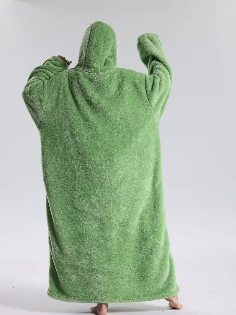 Hoodie Decke | Decke mit Ärmeln | Tragbarer Decken Pullover | WärmeHood