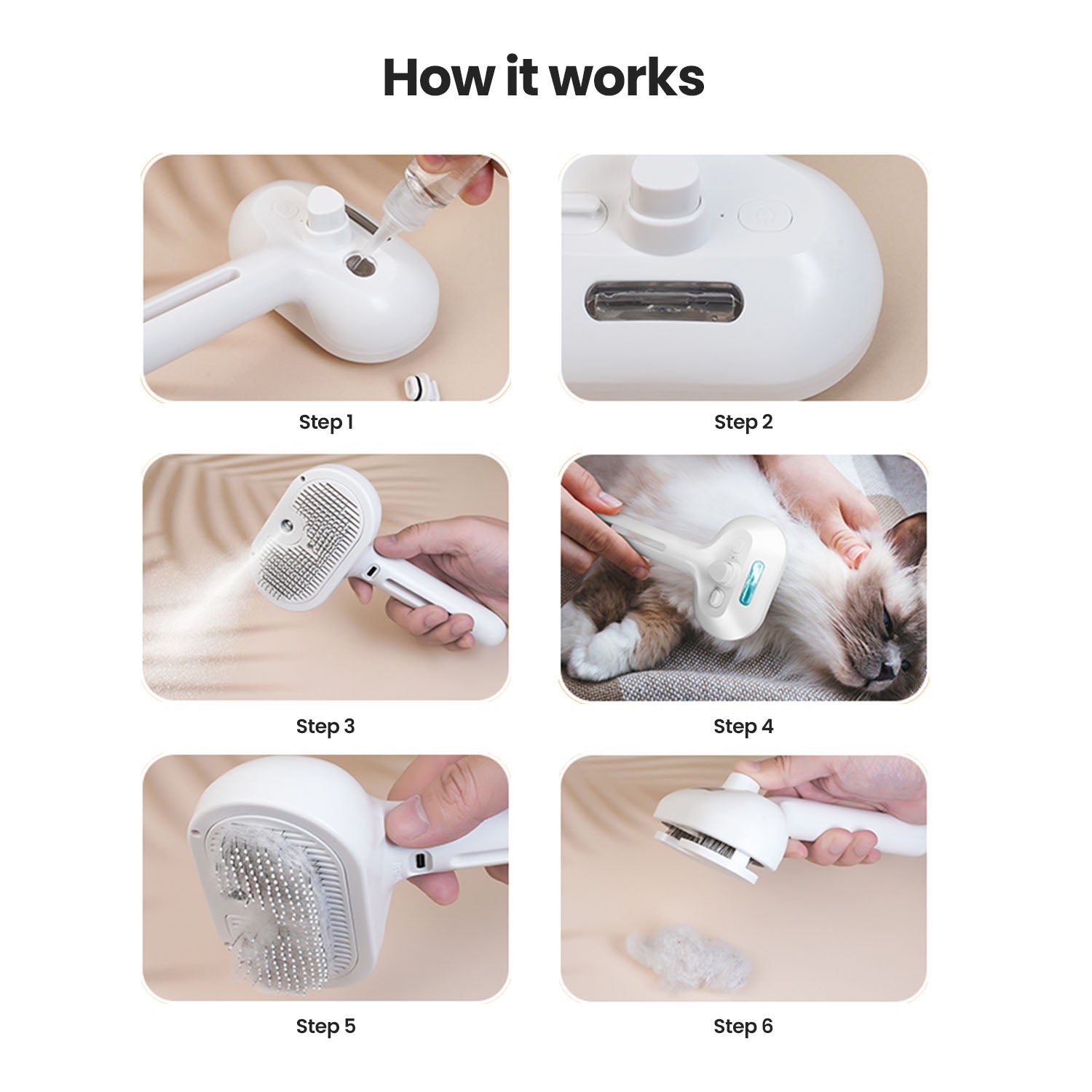 PawFur™ - Haustier-Pflegebürste