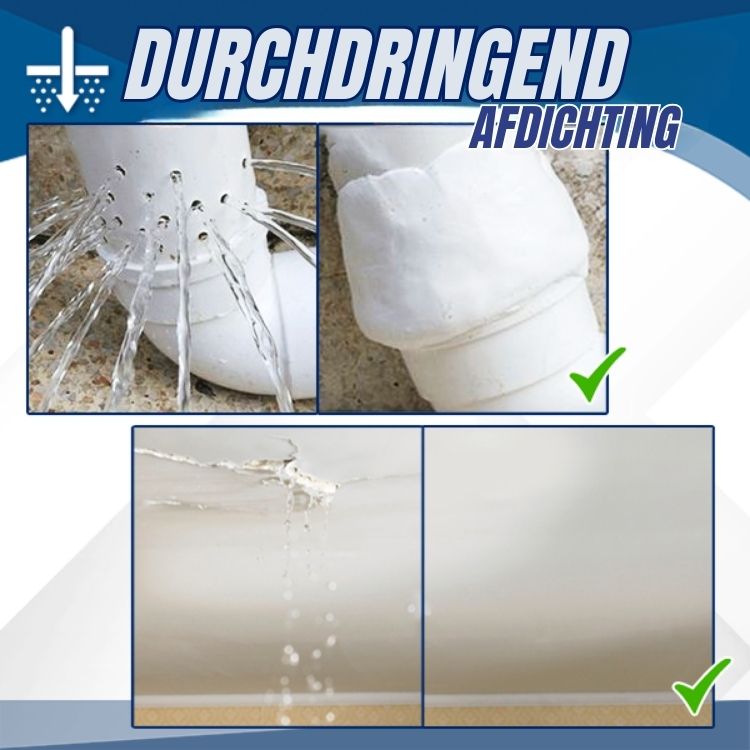 HydroGuard Dichtmittel | Schnelltrocknend | Repariert Risse & Lecks | Transparent & Wetterfest | 1+1 Gratis