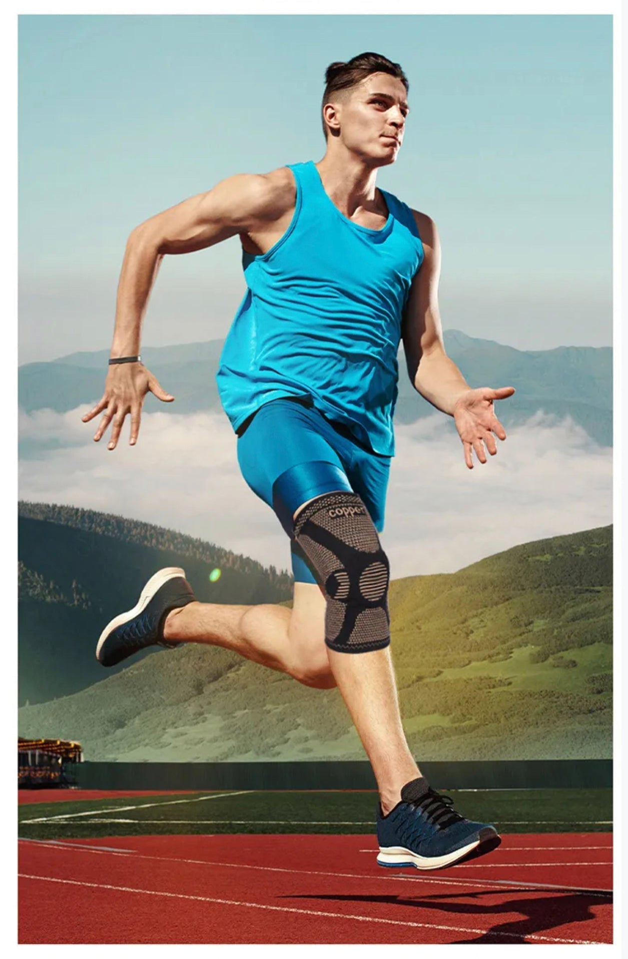 TheraKnee™ Kniebandage | Mit Kupfer-Kompression | Schmerzreduktion & Stabilität | Atmungsaktiv & Alltagsgeeignet