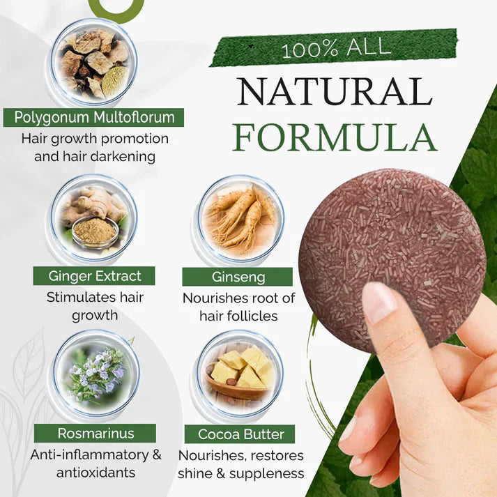 2+1 GRATIS | RefreshPro™ Haarverdunkelungs-Shampoo Bar