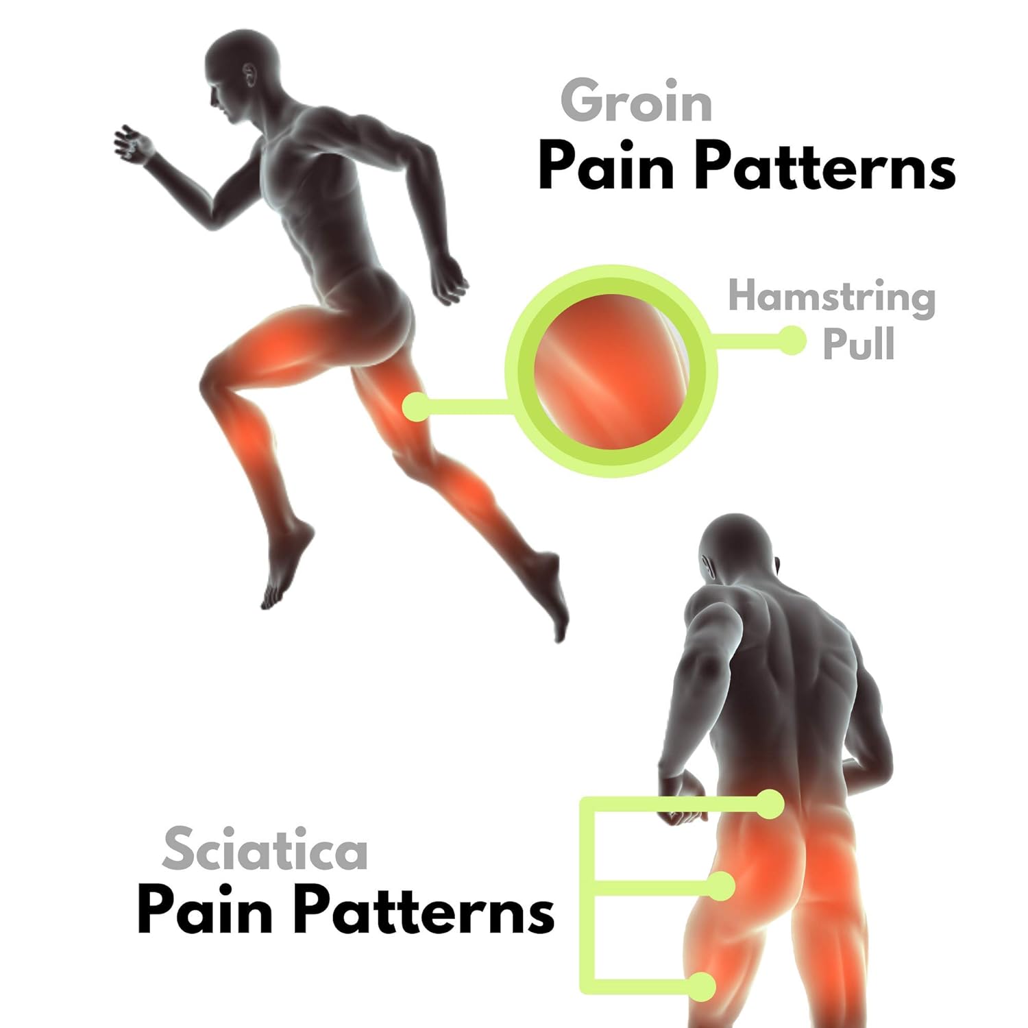 Hüft- & Oberschenkelbandage | Zielgerichtete Unterstützung | Schmerzlinderung | Verstellbare Passform