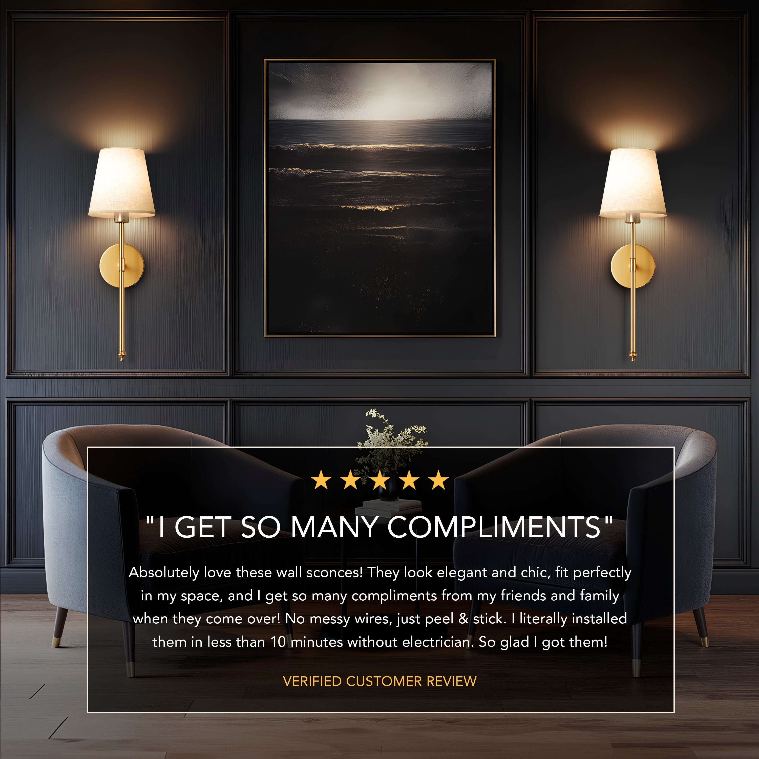 Kabellose Wandleuchten (2er-Set)