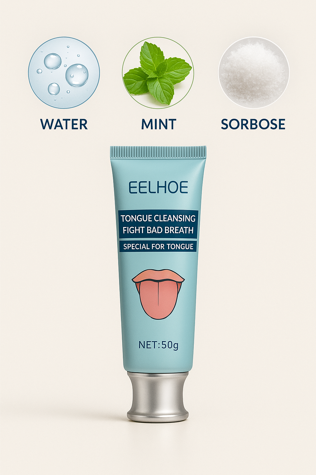 FreshSeal™ Zungen-Gel Set | Bekämpft Mundgeruch | Probiotische Reinigung | Sofortige Frische