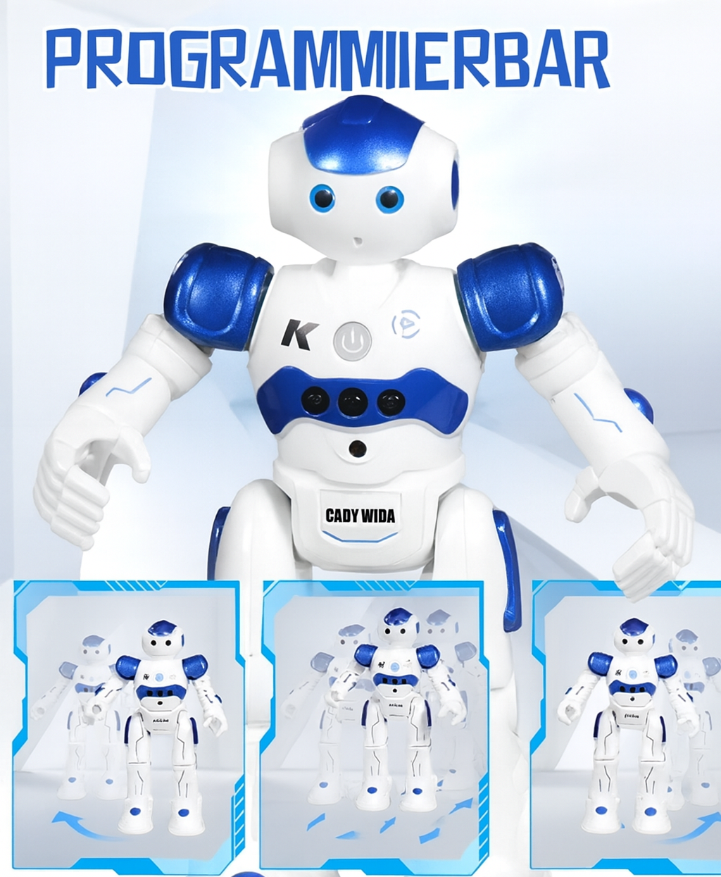 Intelligenter Roboter mit Gestenerkennung | Interaktiv & Lernfördernd | Für Kinder & Technikfans | SmartRobot