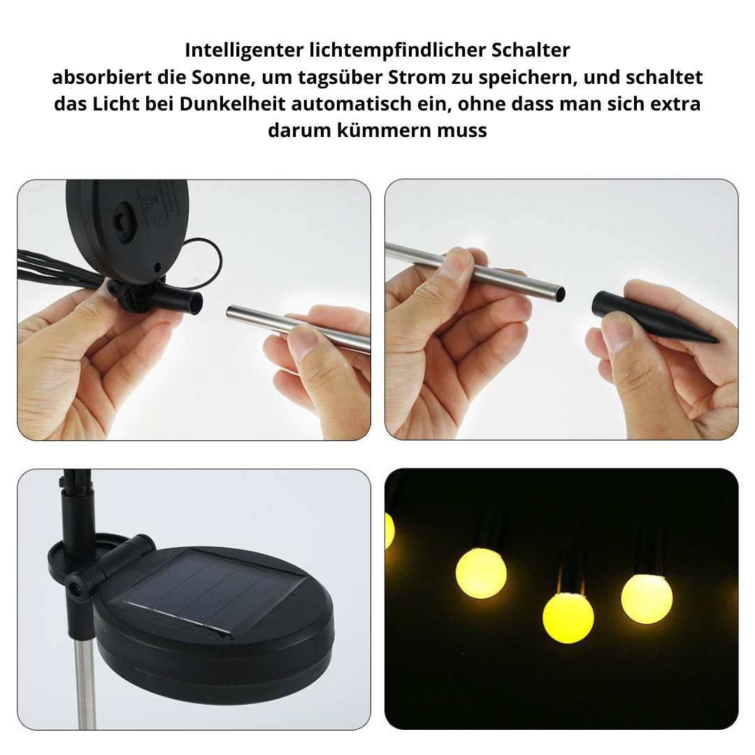 Solar LED betriebene Glühwürmchen Lichter - 2024 model!【Letzter Tag Rabatt】