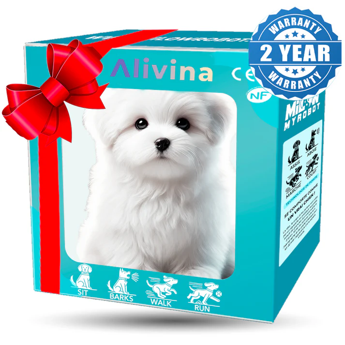 Interaktives Plüsch Welpenspielzeug | Realistischer Roboterhund | Kuscheltier mit Bewegung & Sound | PuppyPal