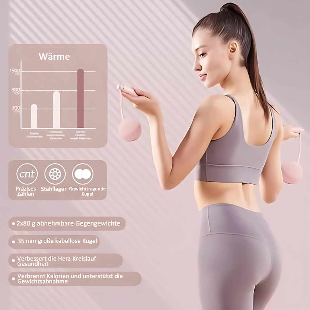 Smartes drahtloses Springseil | Fitness, vereinfacht
