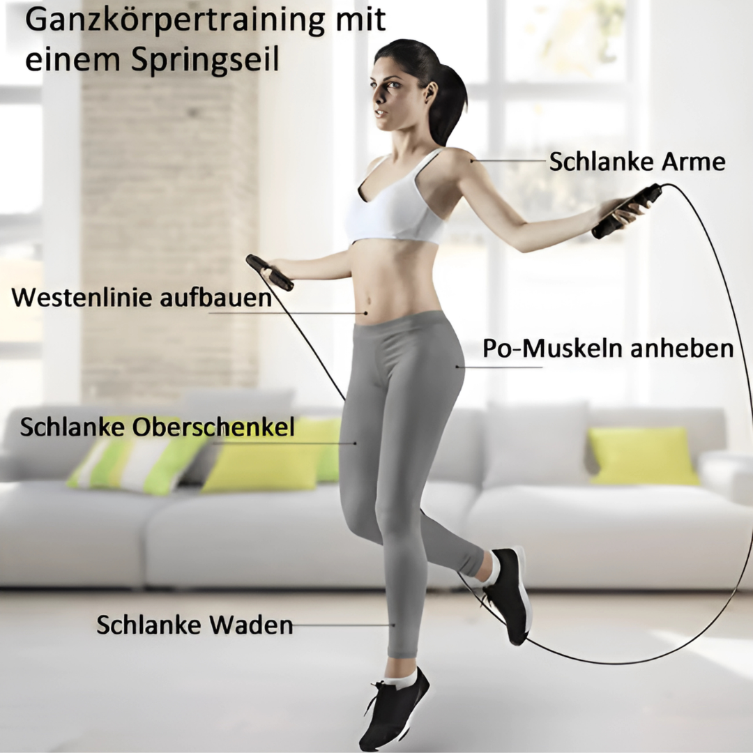 Smartes drahtloses Springseil | Fitness, vereinfacht
