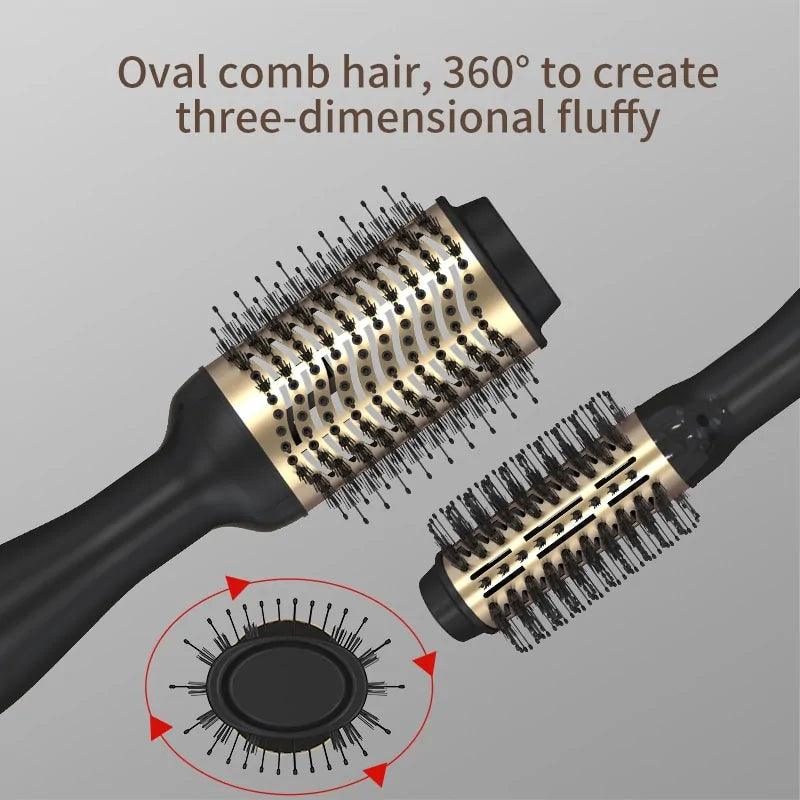 Drehbare Haartrockner-Bürste | 2-in-1 Styling & Volumen | 360° Rotation & Ionentechnologie