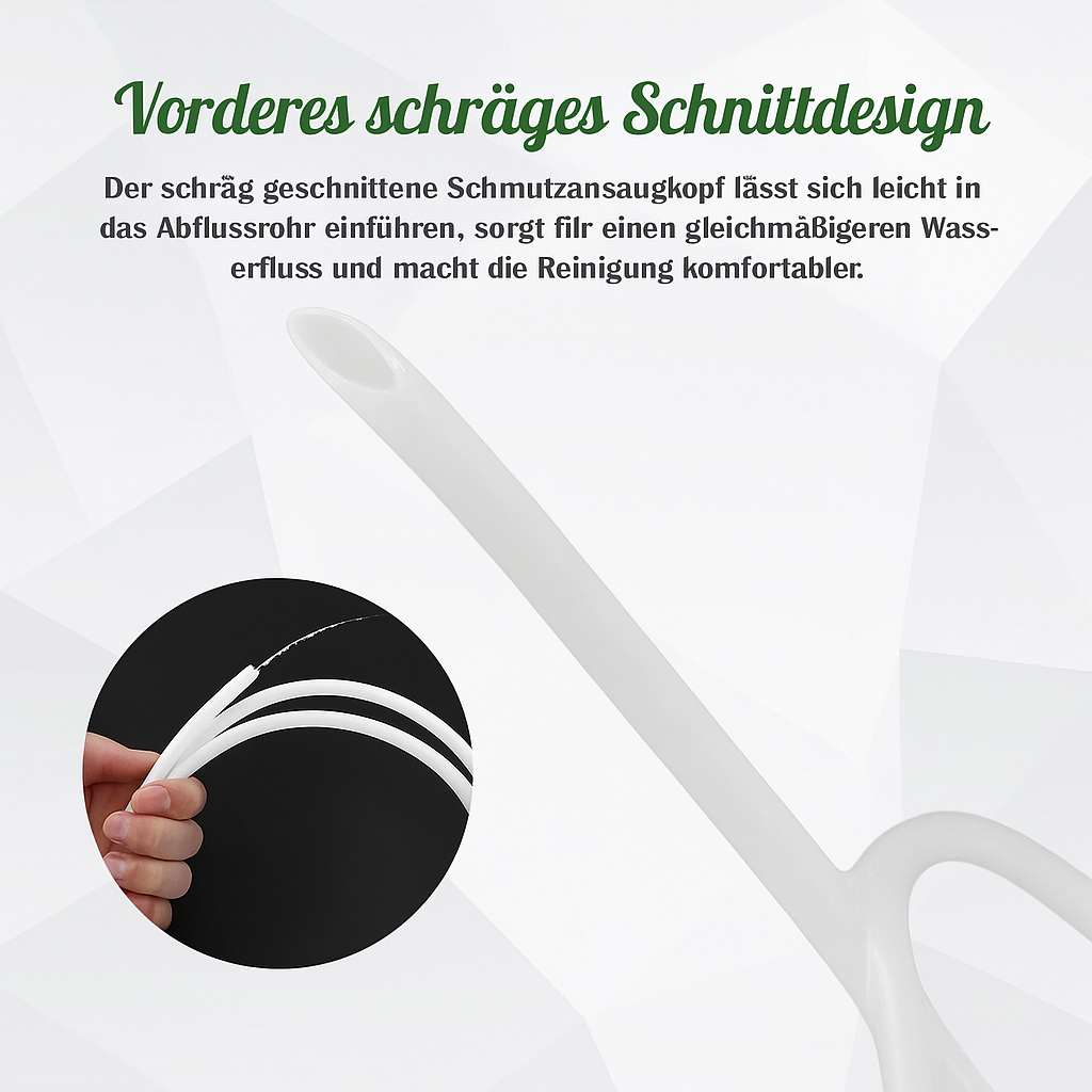 Kühlschrank Reinigungsbürste | Gerüche Entfernen | Flexible Abflussreinigung | Einfach & Hygienisch | Frostea | 1+1 Gratis