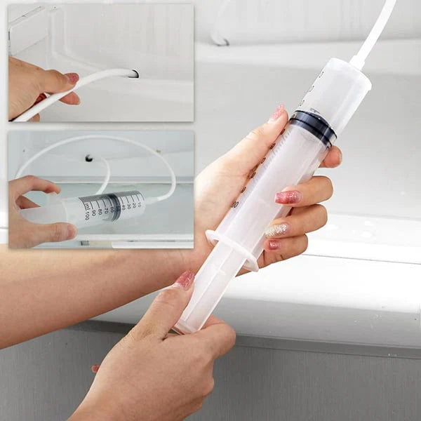 Kühlschrank Reinigungsbürste | Gerüche Entfernen | Flexible Abflussreinigung | Einfach & Hygienisch | Frostea | 1+1 Gratis