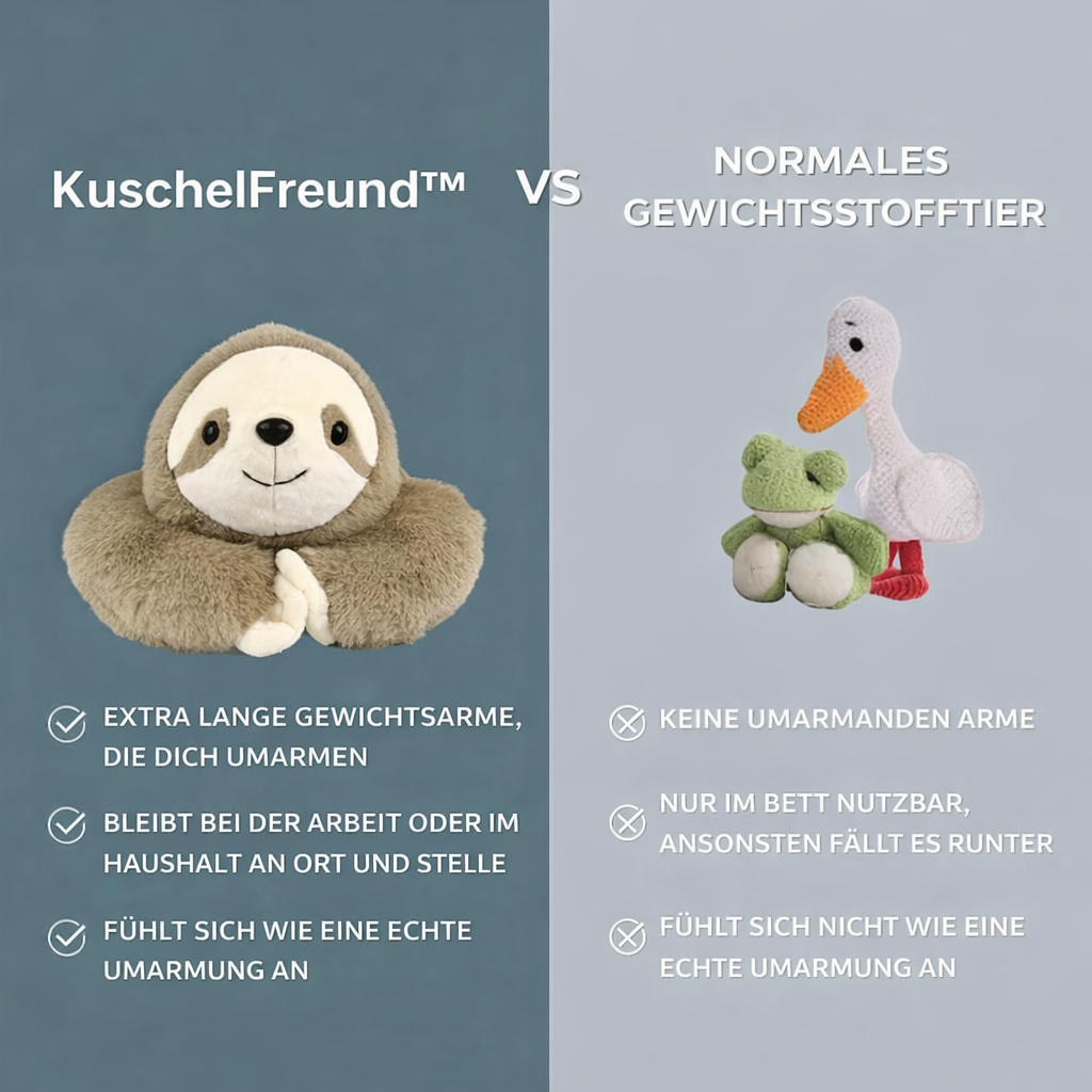 Kuscheltier gegen Stress | Beruhigendes Plüschtier | Entspannung & Geborgenheit | SoulSnugg