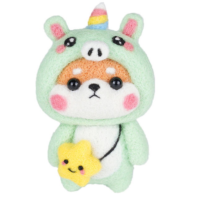 Wolly - Anfänger Wolle Nadel Filzen Kit | 2+2 GRATIS