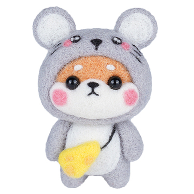 Wolly - Anfänger Wolle Nadel Filzen Kit | 2+2 GRATIS