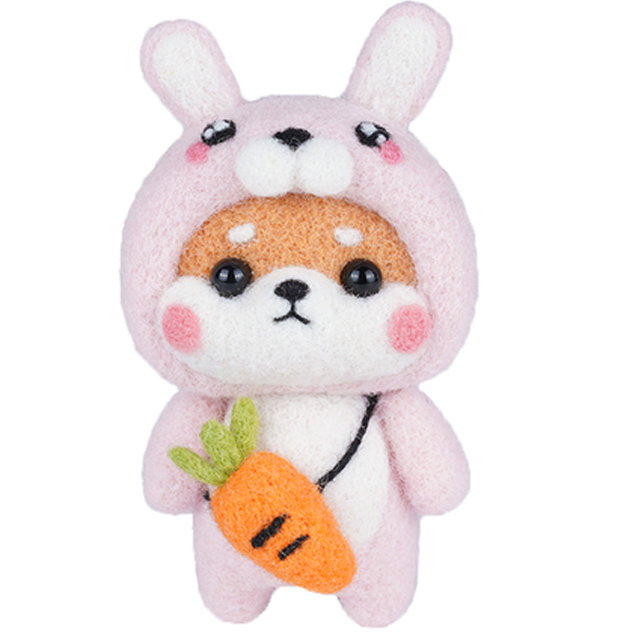 Wolly - Anfänger Wolle Nadel Filzen Kit | 2+2 GRATIS