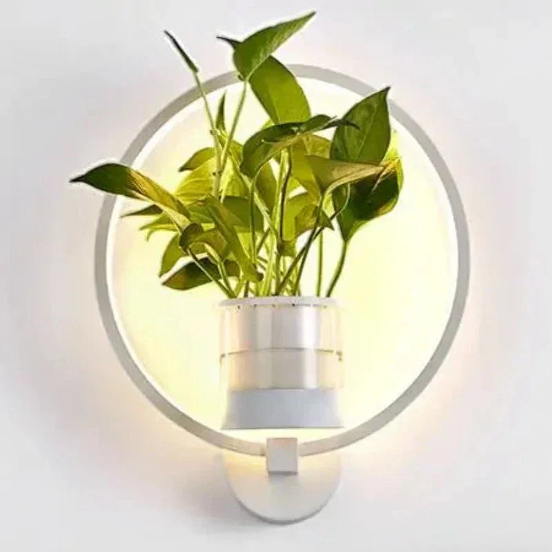 GlowPlant – Wandlicht mit Stil & integriertem Pflanzgefäß