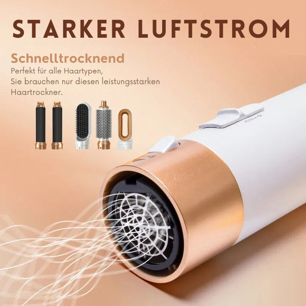 Lockenstab | Keramik-Turmalin | Schnell Aufheizend | Frizzfrei Styling