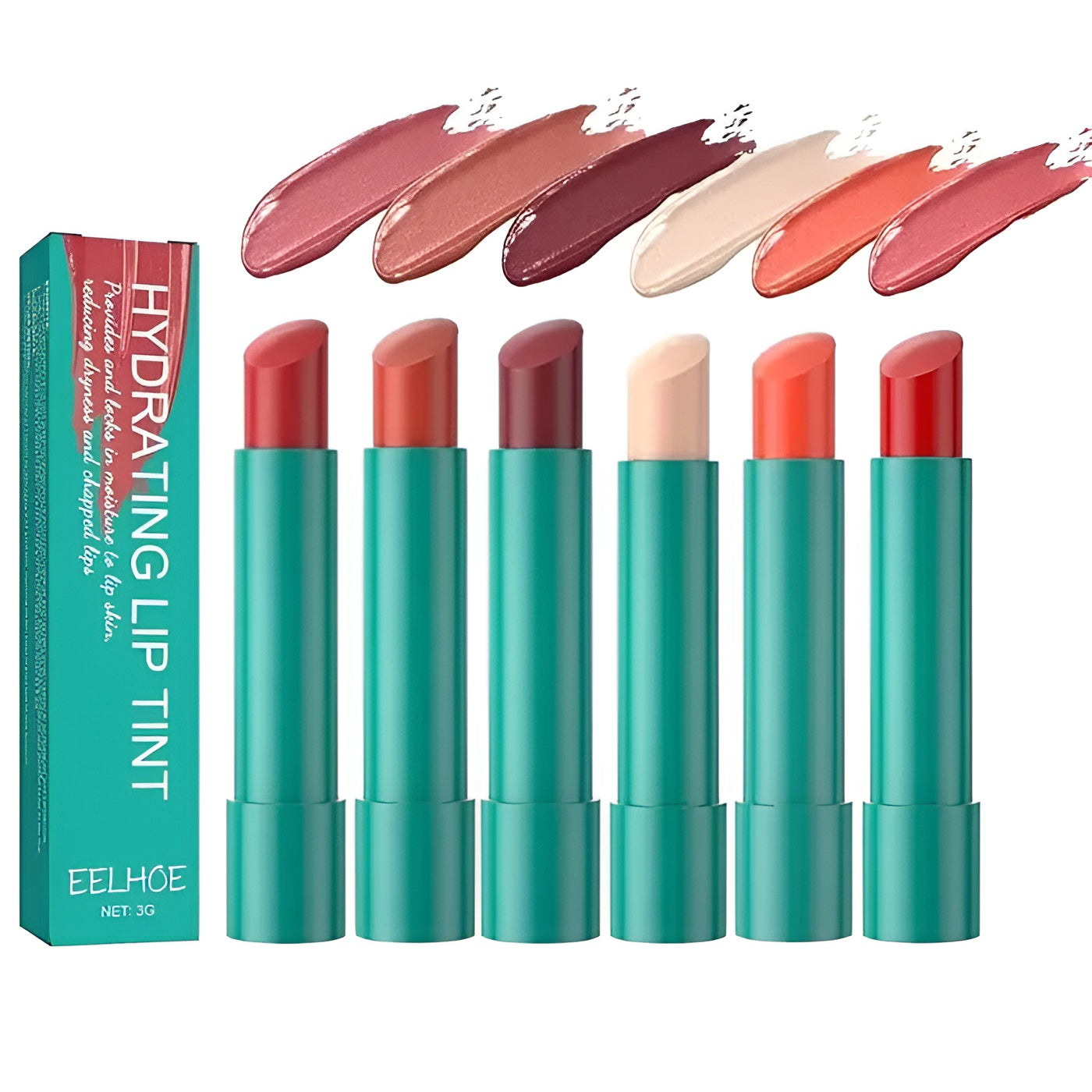 HydraGlow - 24 Stunden feuchtigkeitsspendende Lippenstiftfarbe | 1+2 GRATIS
