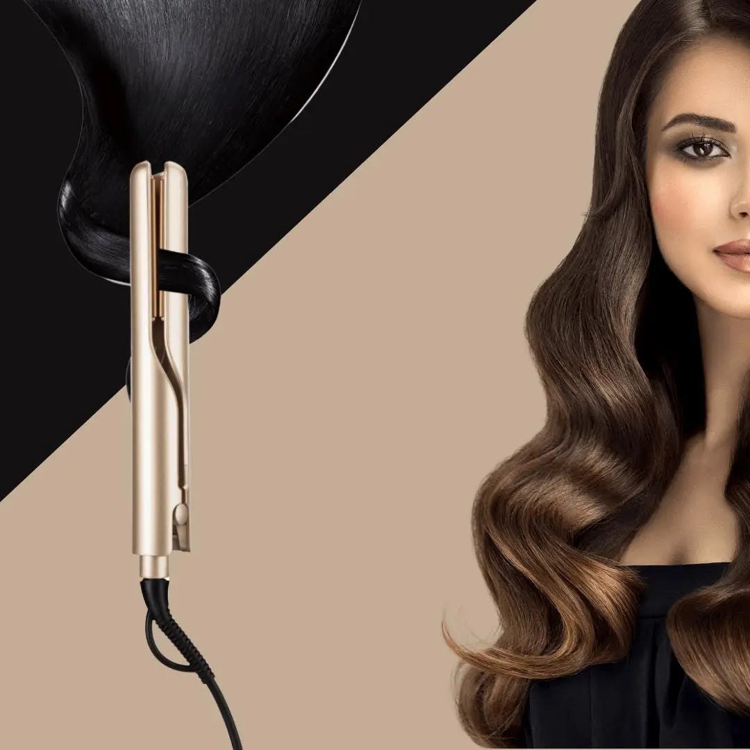Azure™ 2-in-1 Hairstyler | Glätteisen & Lockenstab in einem | Keramikbeschichtung | Anti-Frizz Technologie